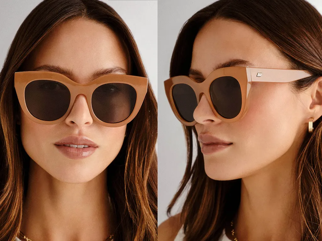 Le Specs Air Heart Caramel