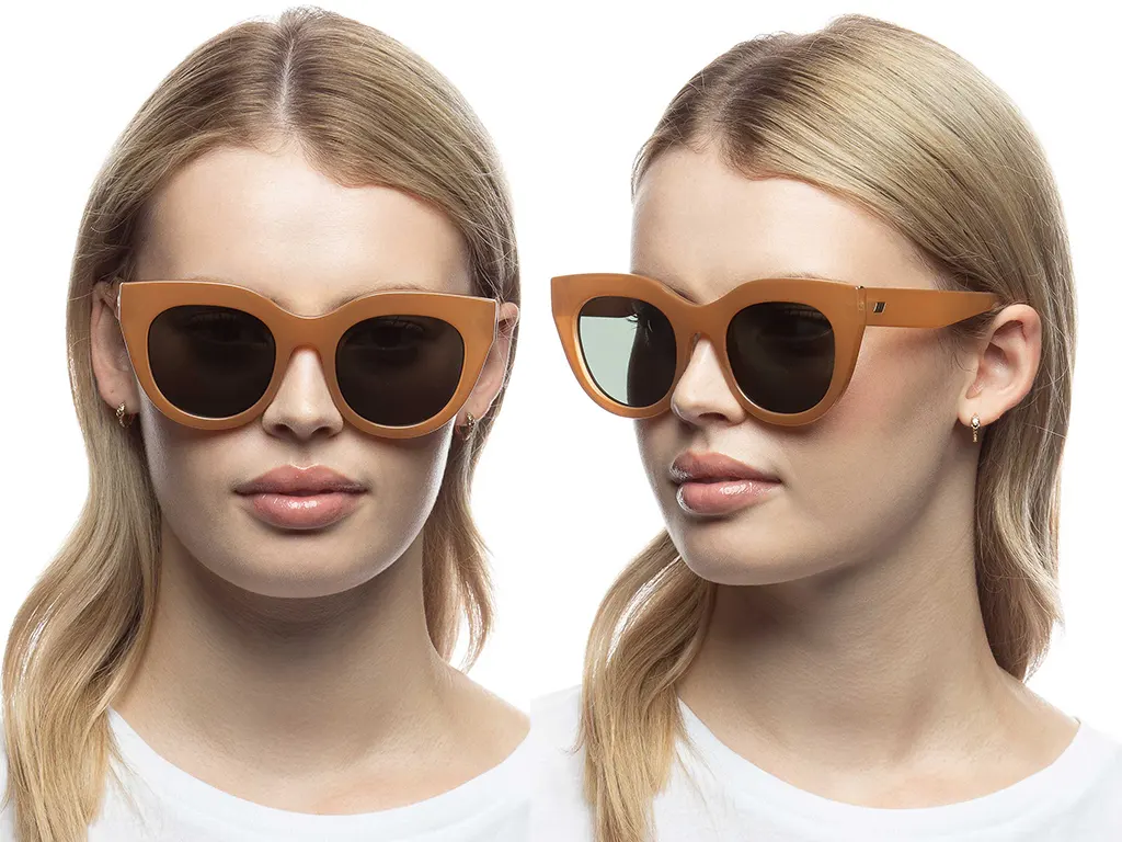 Le Specs Air Heart Caramel