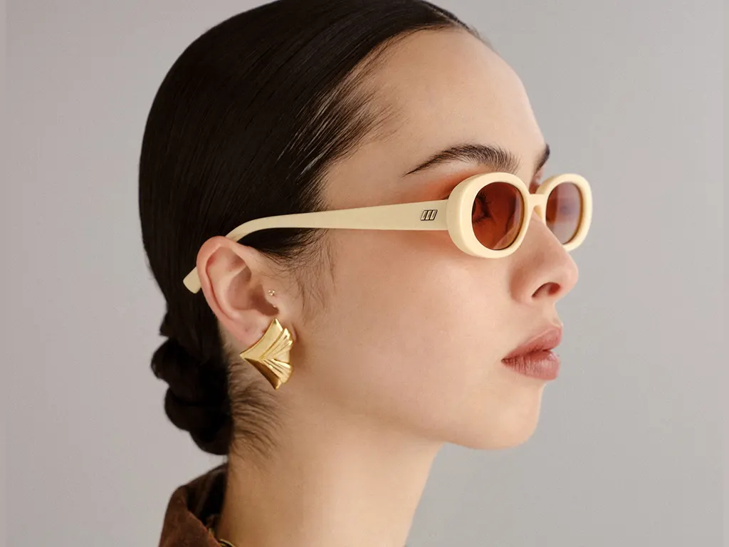 Le Specs Outta Love 51 Ecru