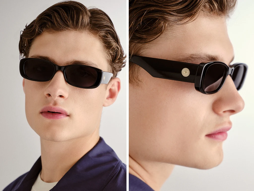 Le Specs Unreal Shiny Black