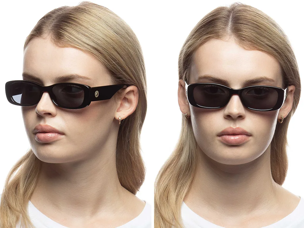 Le Specs Unreal Shiny Black