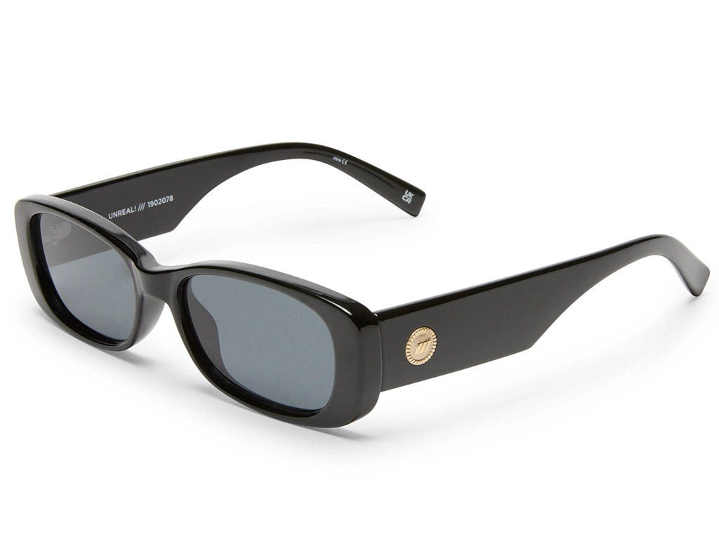 Le Specs Unreal Shiny Black