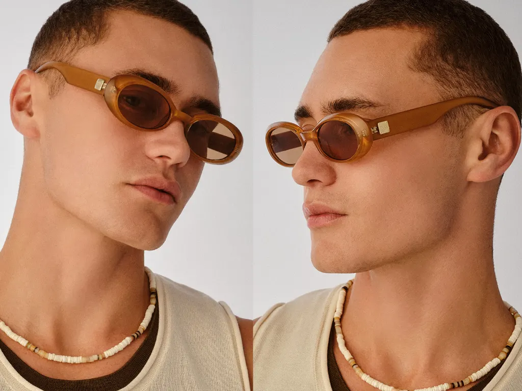 Le Specs Work It! Gold Pearl 53