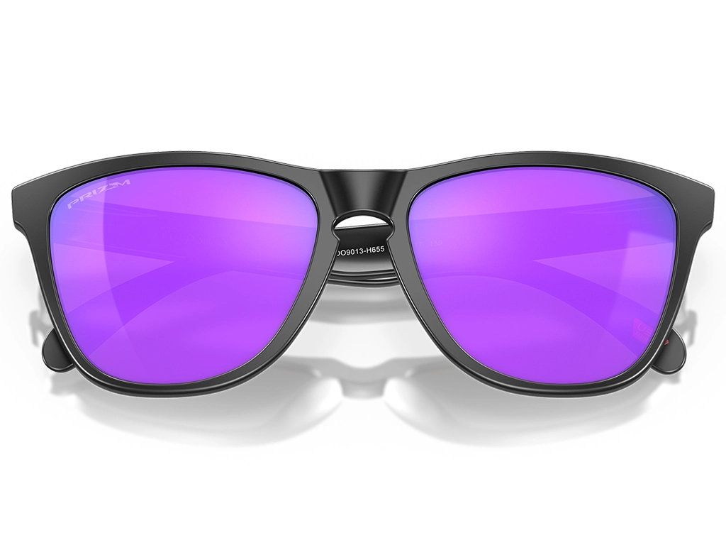 Oakley Frogskins OO9013-H6 Matte Black 55 Prizm Violet