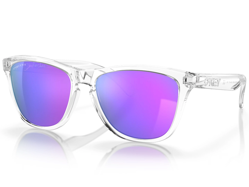 Oakley Frogskins OO9013-H7 Transparent 55 Prizm Violet