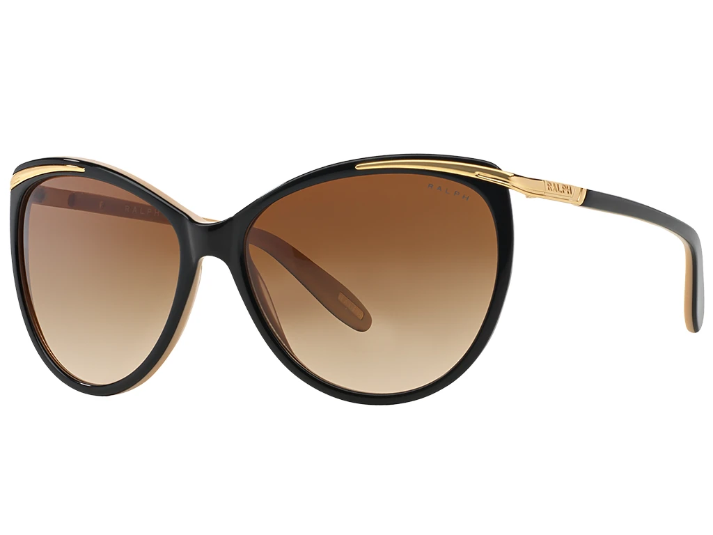 Ralph by Ralph Lauren RA5150 109013 Black on Nude & Gold 59 Gradient