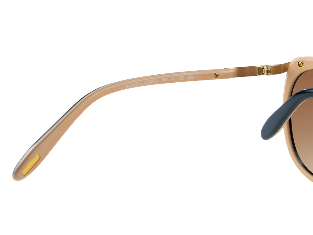 Ralph by Ralph Lauren RA5150 109013 Black on Nude & Gold 59 Gradient