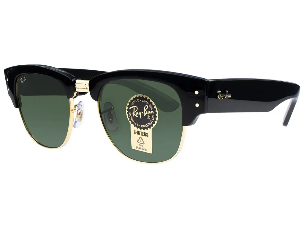 Ray-Ban RB0316S Mega Clubmaster Black on Gold 901/31