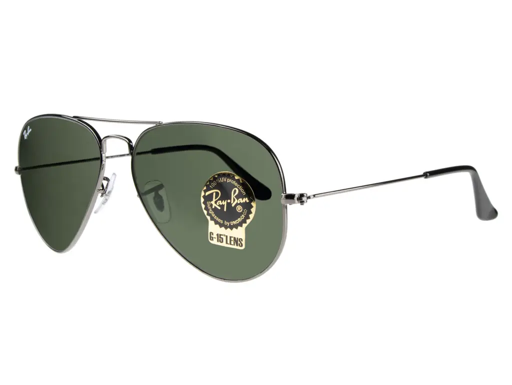 Ray-Ban RB3025 Aviator Gunmetal Green W0879