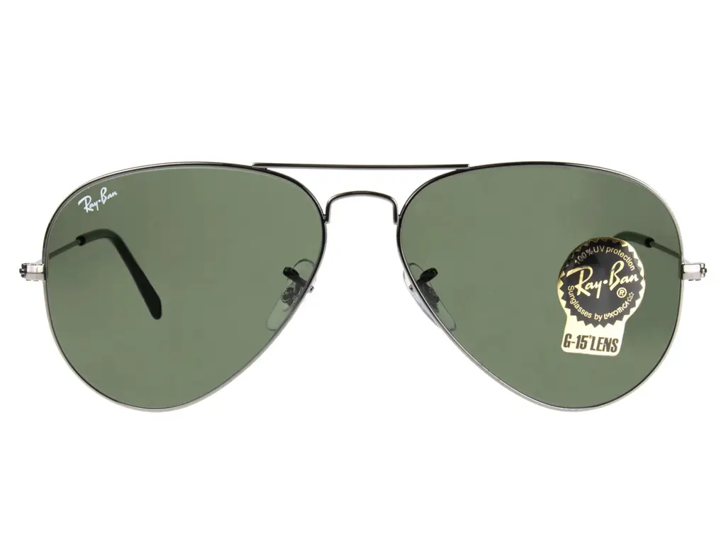 Ray-Ban RB3025 Aviator Gunmetal Green W0879