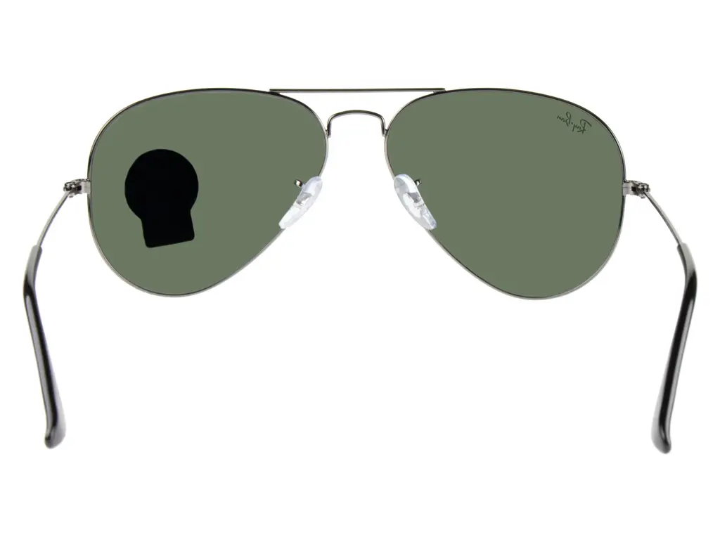 Ray-Ban RB3025 Aviator Gunmetal Green W0879