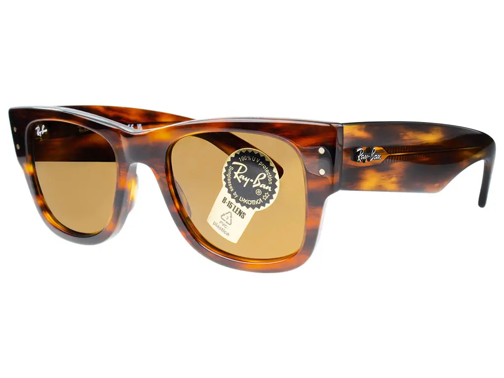 Ray-Ban RB0840S Mega Wayfarer Striped Havana 954/33