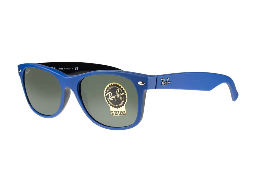 Ray-Ban RB2132 New Wayfarer Rubber Blue 646331