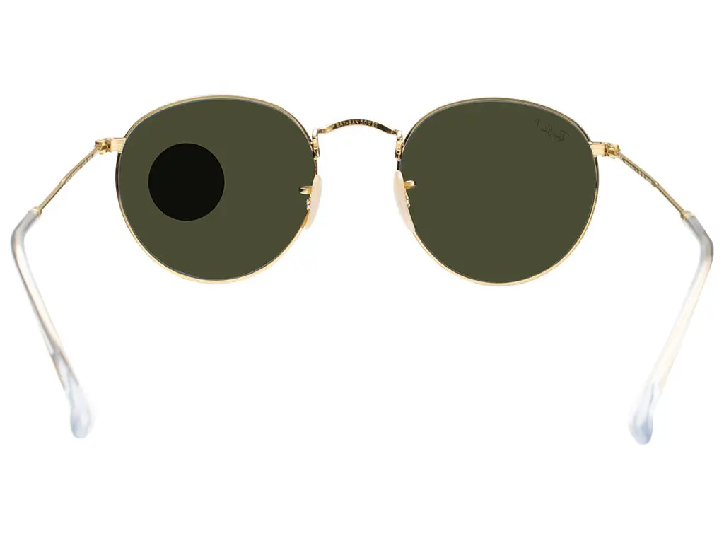 Ray-Ban RB3447 Round Metal 001/58 Gold Polarised