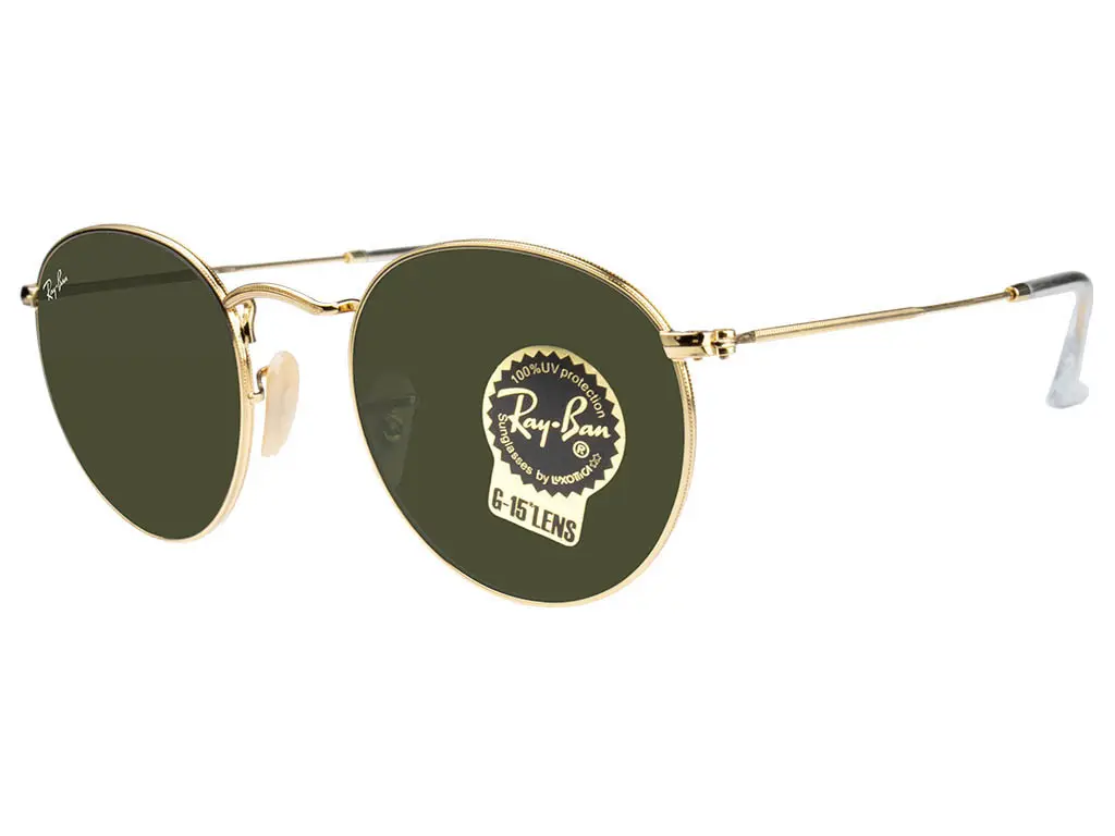 Ray-Ban RB3447 Round Metal 001 Gold