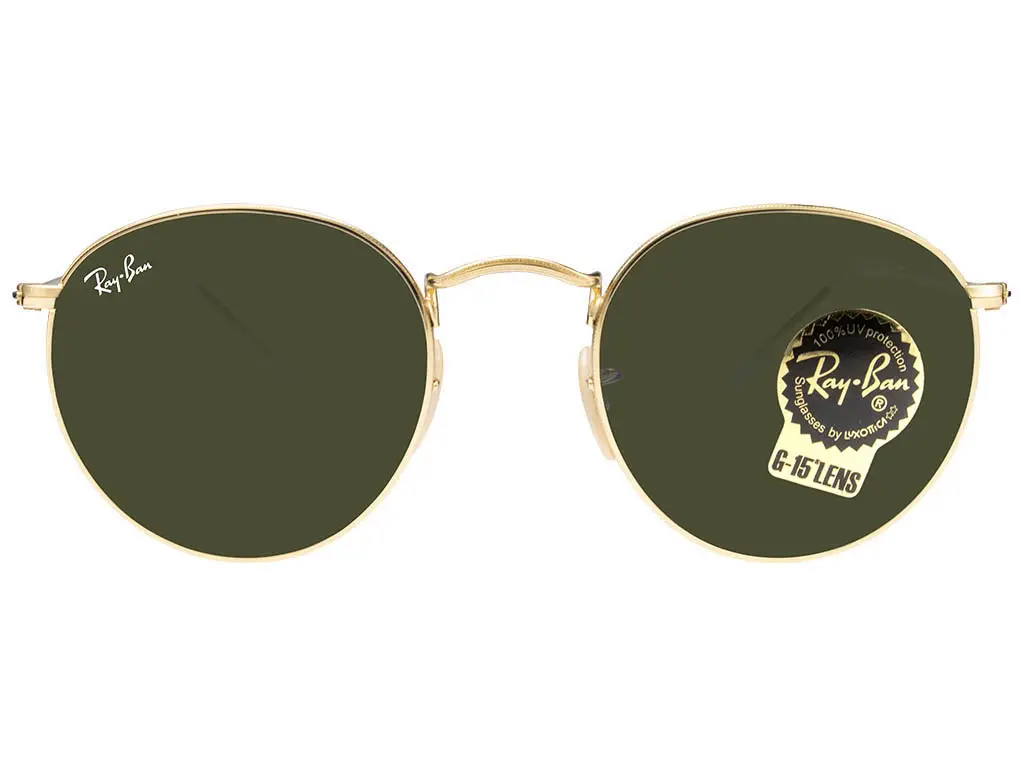 Ray-Ban RB3447 Round Metal 001 Gold