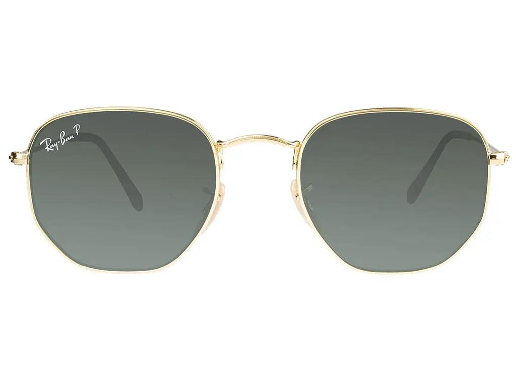 Ray-Ban RB3548N Hexagonal Gold 001/58 Polarised