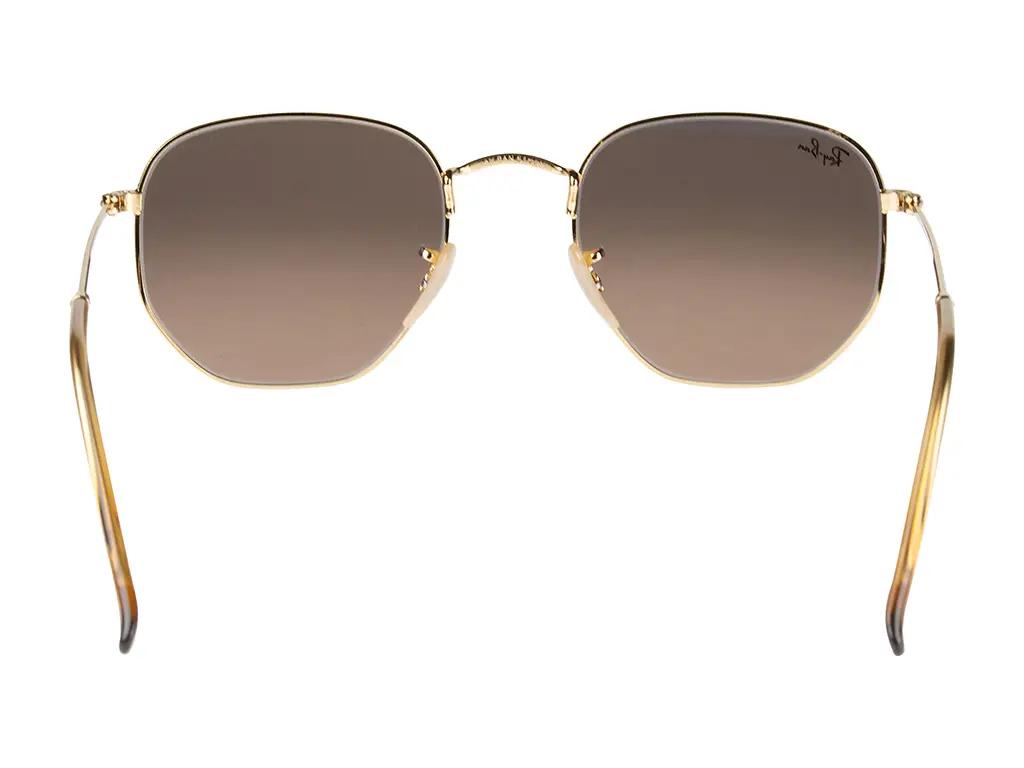 Ray-Ban RB3548N Hexagonal Gold Brown 912443