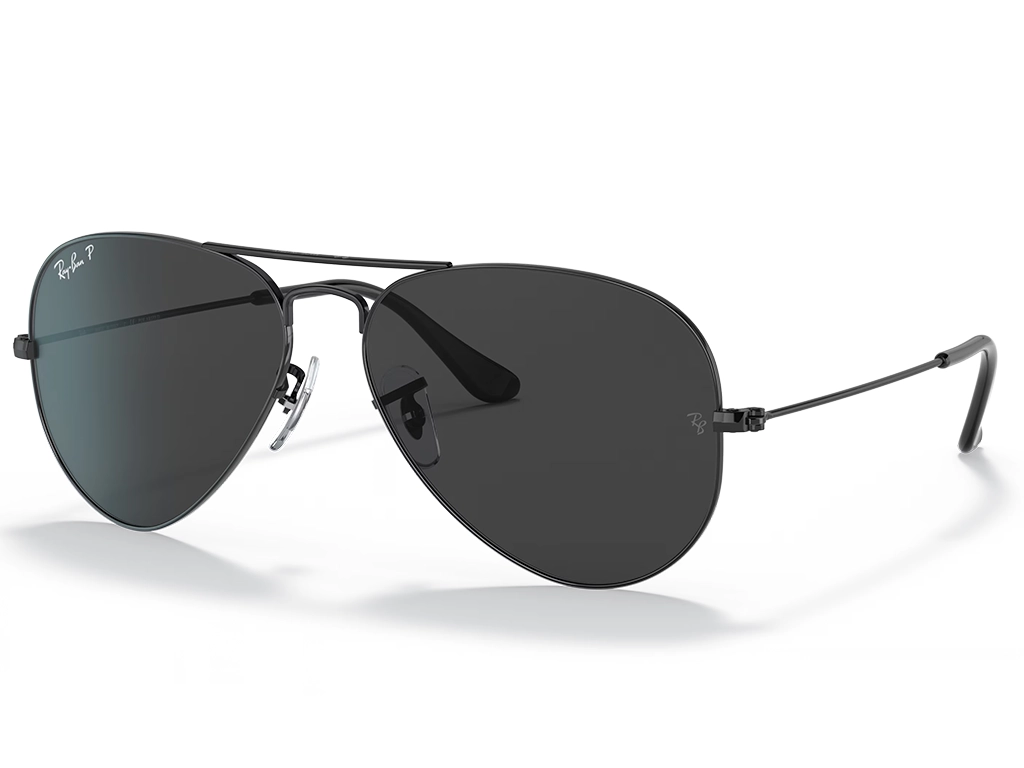 Ray-Ban Aviator Total Black RB3025 002/48 58 Black
