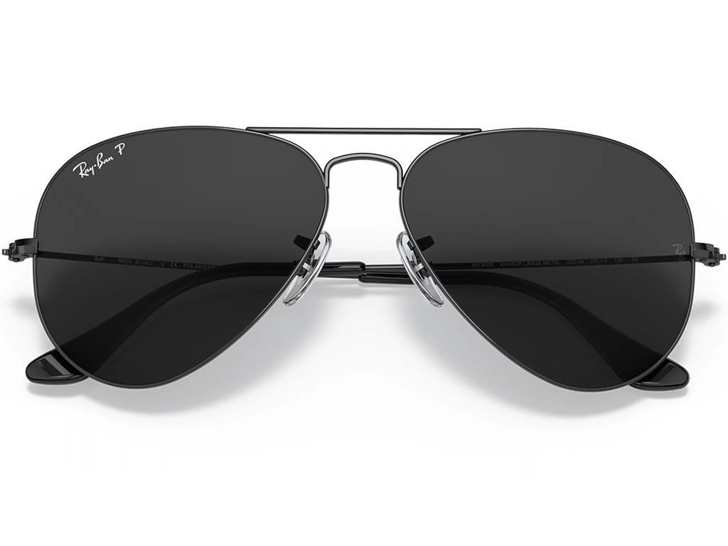 Ray-Ban Aviator Total Black RB3025 002/48 58 Black