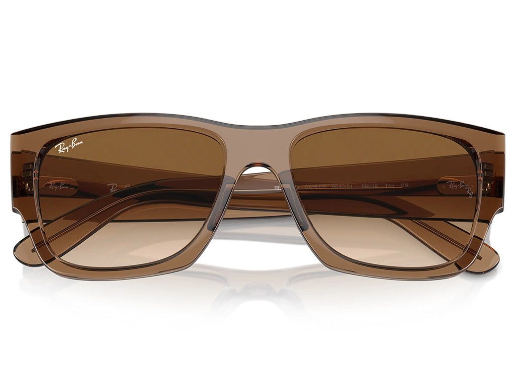 Ray-Ban Carlos RB0947S 664051 56 Transparent Light Brown Gradient