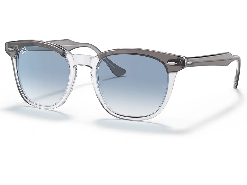 Ray-Ban Hawkeye RB2298 13553f 52 Grey on Transparent Gradient
