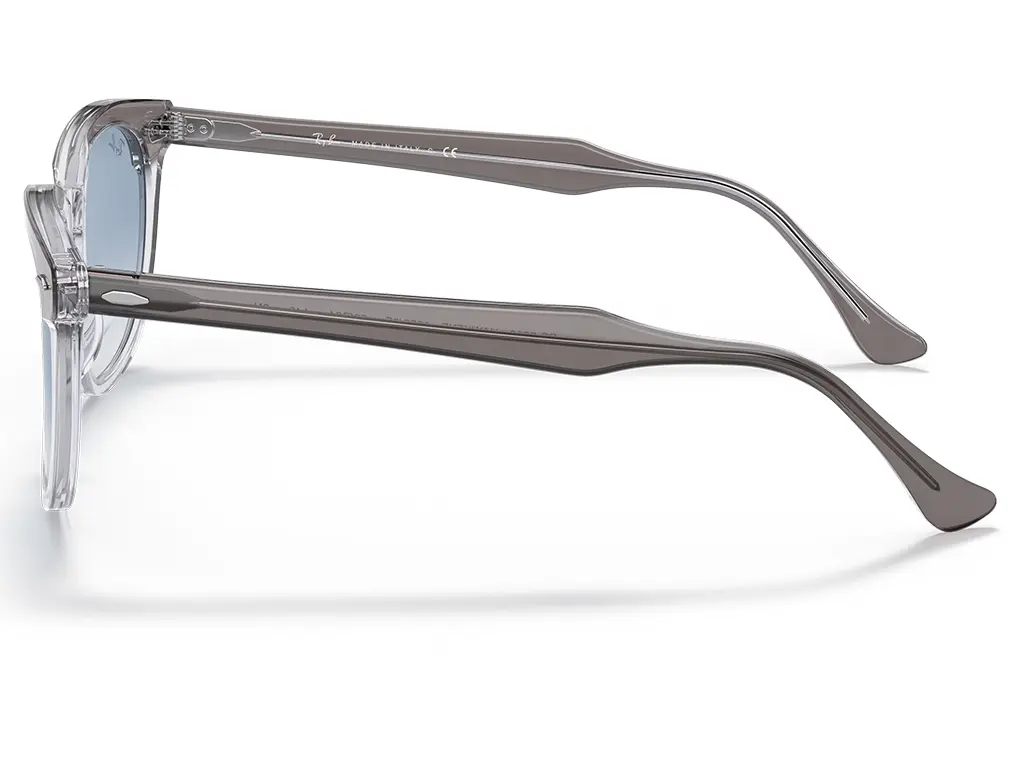 Ray-Ban Hawkeye RB2298 13553f 52 Grey on Transparent Gradient