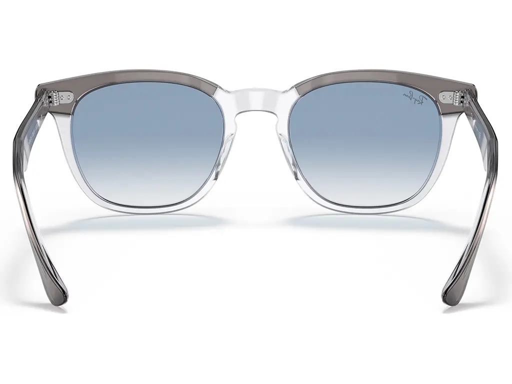 Ray-Ban Hawkeye RB2298 13553f 52 Grey on Transparent Gradient