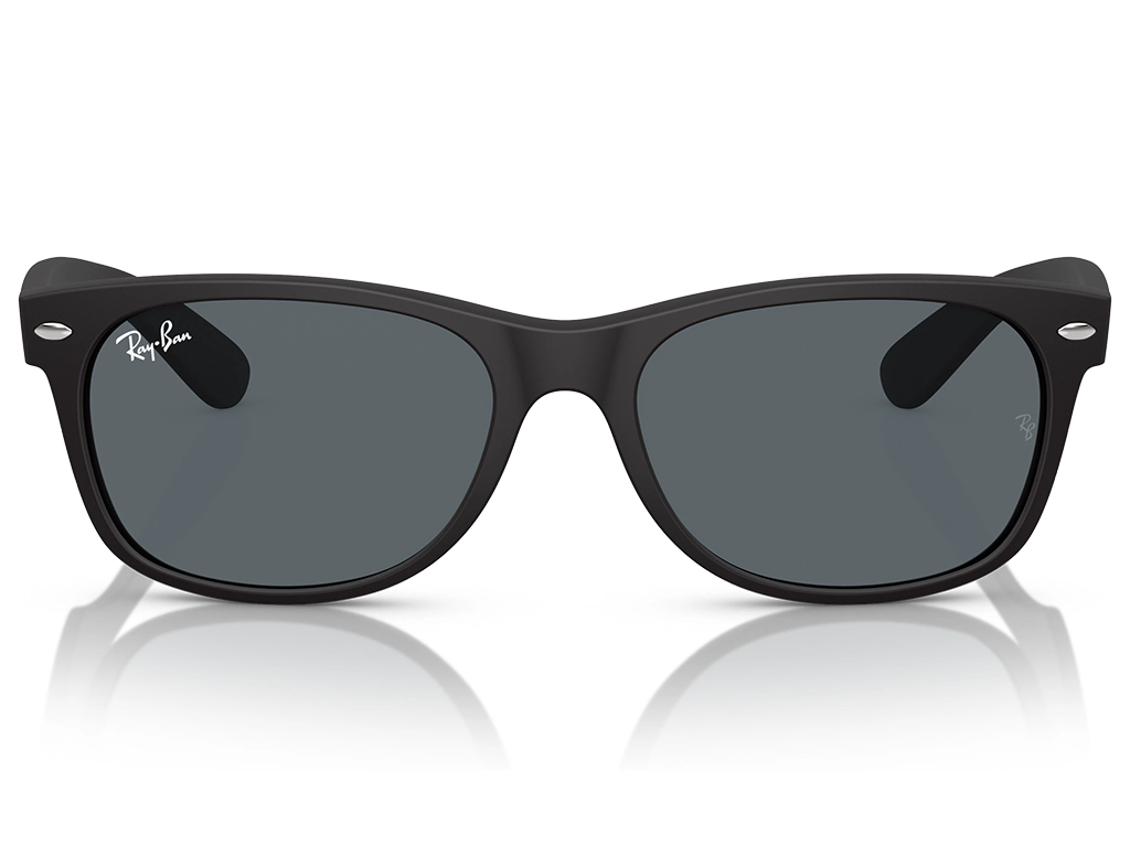 Ray-Ban New Wayfarer RB2132 622/R5 55 Matte Rubber Black