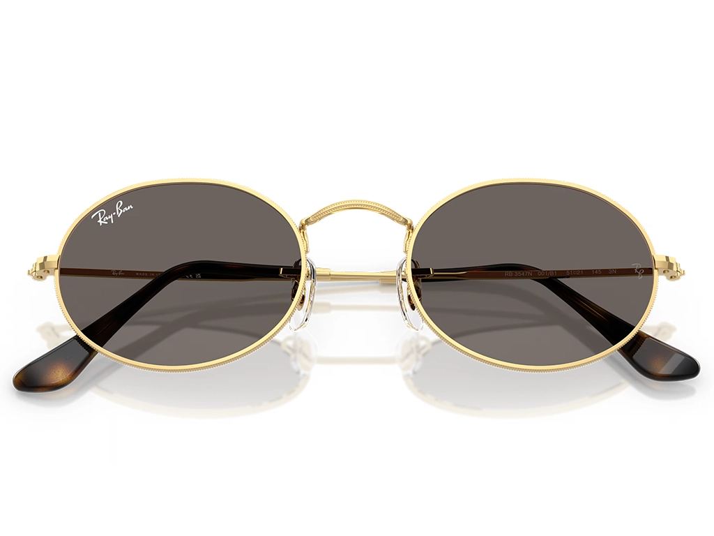 Ray-Ban Oval RB3547N 001/B1 51 Arista Gold