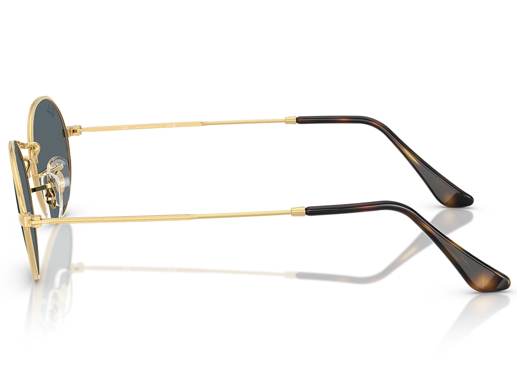 Ray-Ban Oval RB3547N 001/R5 51 Arista Gold/Blue