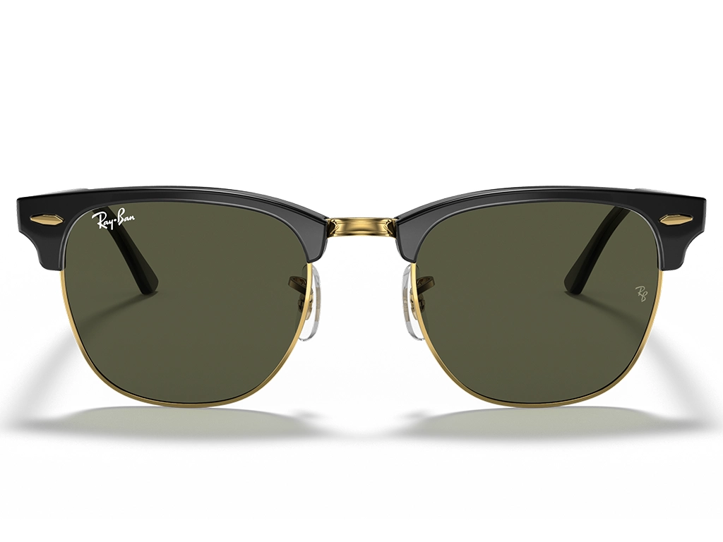 Ray-Ban Clubmaster RB3016 W0365 49 Black on Gold