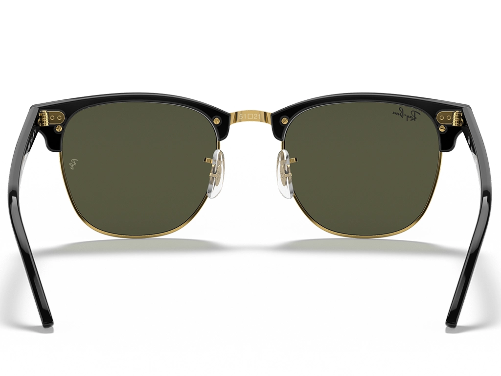 Ray-Ban Clubmaster RB3016 W0365 49 Black on Gold