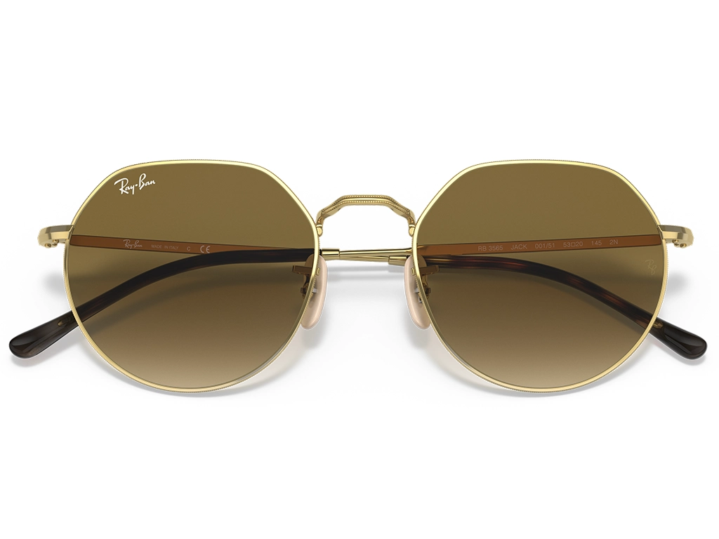Ray-Ban RB3565 Jack 001/51 Arista Gold 51 Gradient