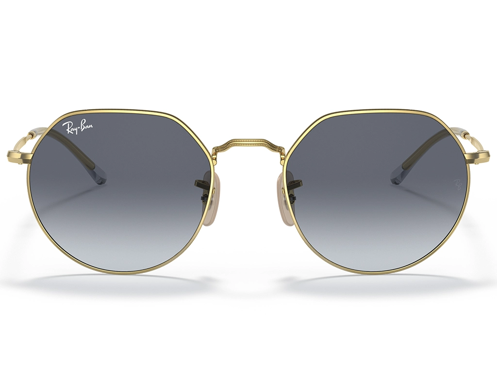Ray-Ban RB3565 Jack 001/86 Arista Gold 53 Blue Gradient