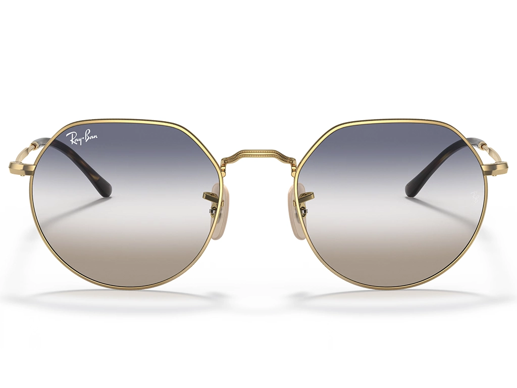 Ray-Ban RB3565 Jack 001/86 Arista Gold 53 Blue/Brown Gradient