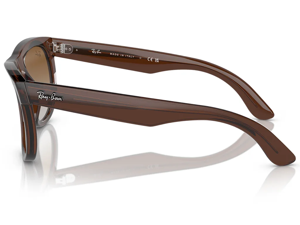 Ray-Ban Wayfarer Reverse RBR0502S 6709CB 50 Transparent Brown Gradient