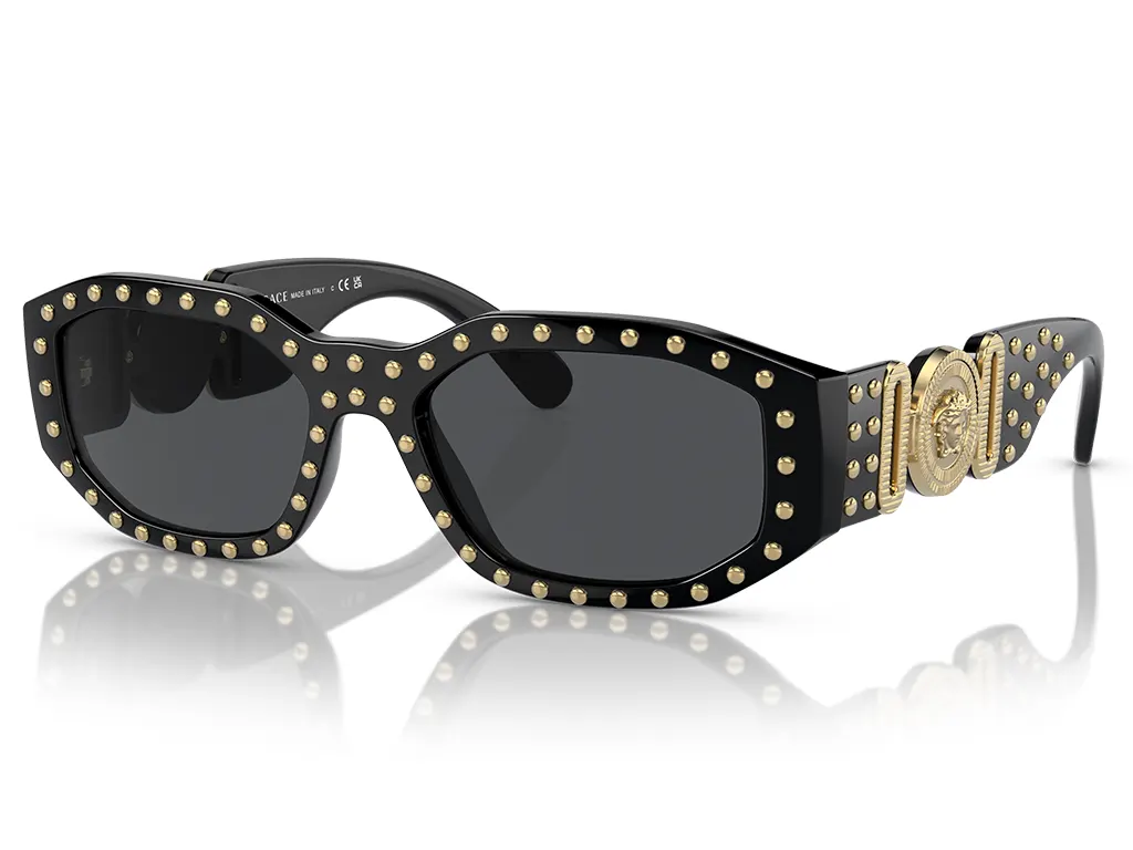 Versace Studded Medusa Biggie VE4361 539787 Black 53
