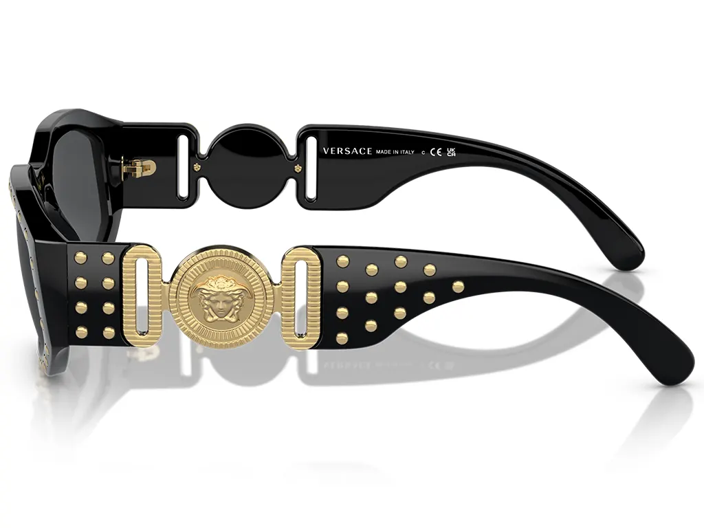 Versace Studded Medusa Biggie VE4361 539787 Black 53