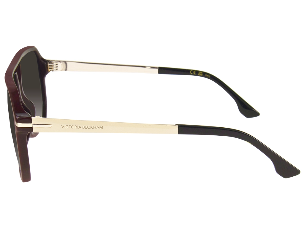 Victoria Beckham VB1002/S LHF Burgundy 59 Gradient