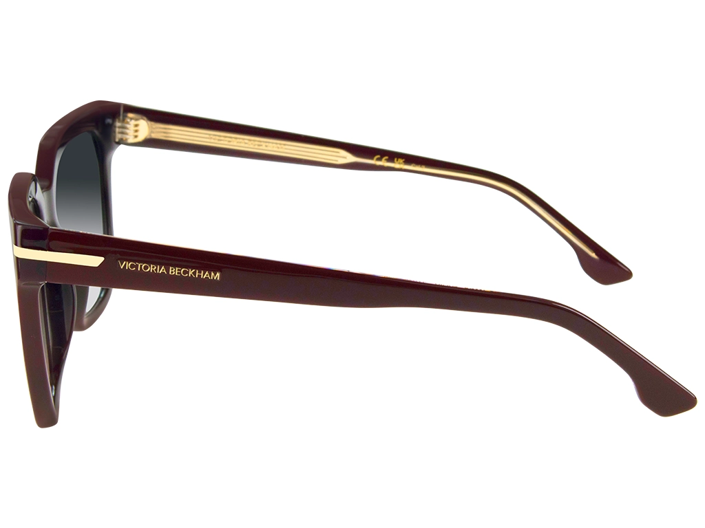 Victoria Beckham VB1003/S LHF Burgundy 53 Gradient