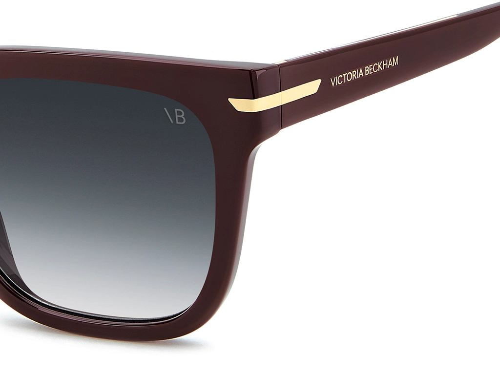 Victoria Beckham VB1003/S LHF Burgundy 53 Gradient