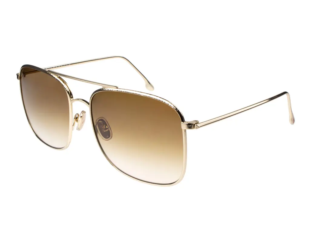 Victoria Beckham VB202S 702 Gold/Brown