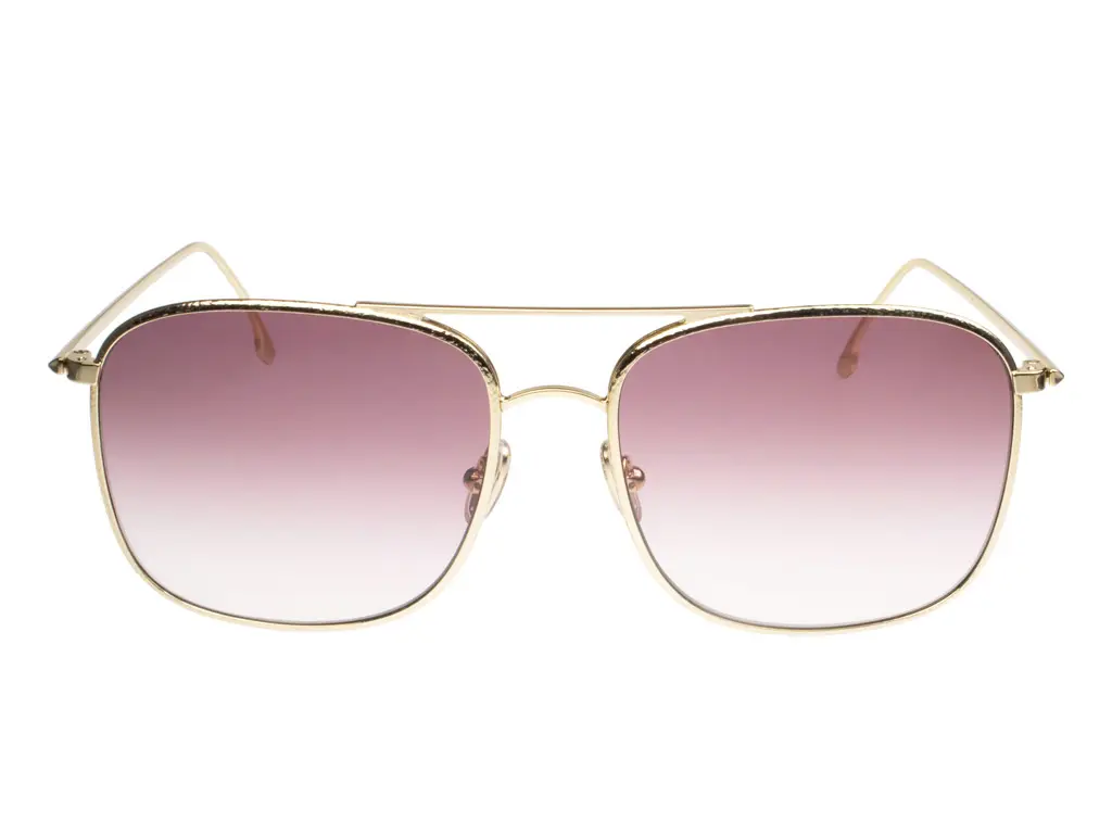 Victoria Beckham VB202S 712 Gold/Burgundy