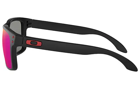 Oakley OO9102 Holbrook 910236 Matte Black Positive Red Iradium