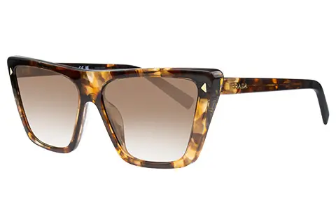 Prada PR 21ZS 07R0A6 Caramel Tortoise