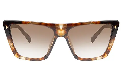 Prada PR 21ZS 07R0A6 Caramel Tortoise