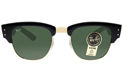 Ray-Ban RB0316S Mega Clubmaster Black on Gold 901/31