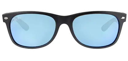  RB2132 New Wayfarer Black Blue Flash 622/17 Large