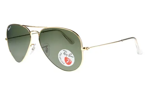 Ray-Ban RB3025 Aviator Gold Green Large 001/58 Polarised